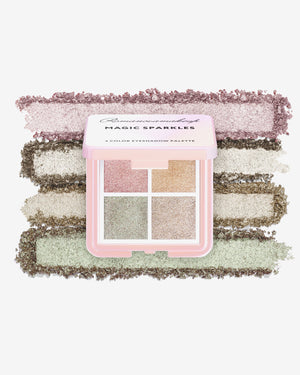 4 Color Eyeshadow Palette MAGIC SPARKLES - Romanovamakeup