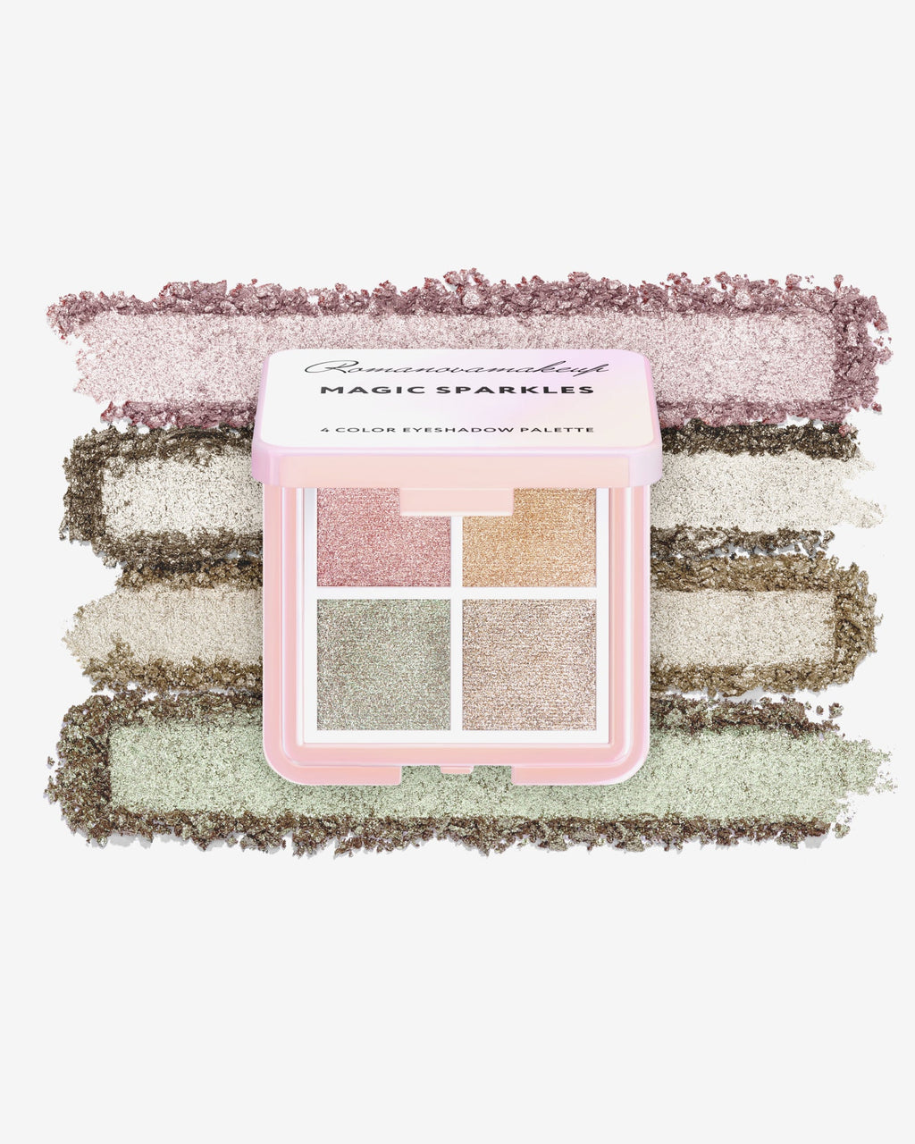 4 Color Eyeshadow Palette MAGIC SPARKLES - Romanovamakeup