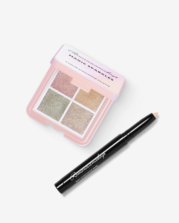 4 Color Eyeshadow Palette MAGIC SPARKLES - Romanovamakeup