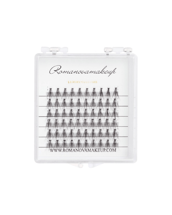 Cluster Lashes F - Series 60pcs SHORT MINI - Romanovamakeup