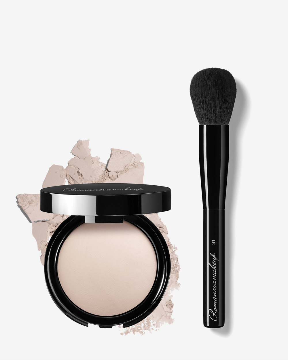 NUDE POWDER, S1 BRUSH LIGHT - Romanovamakeup
