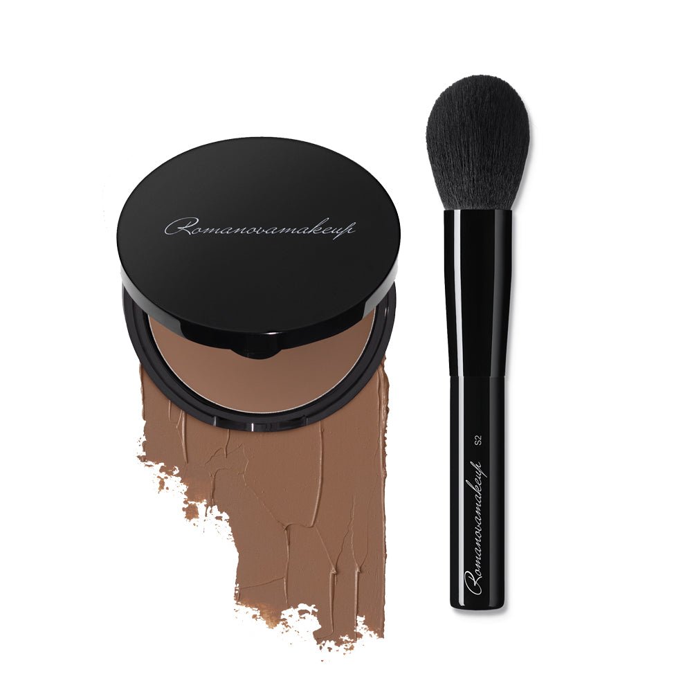 Sculpting Cream+S2 Brush MEDIUM - Romanovamakeup
